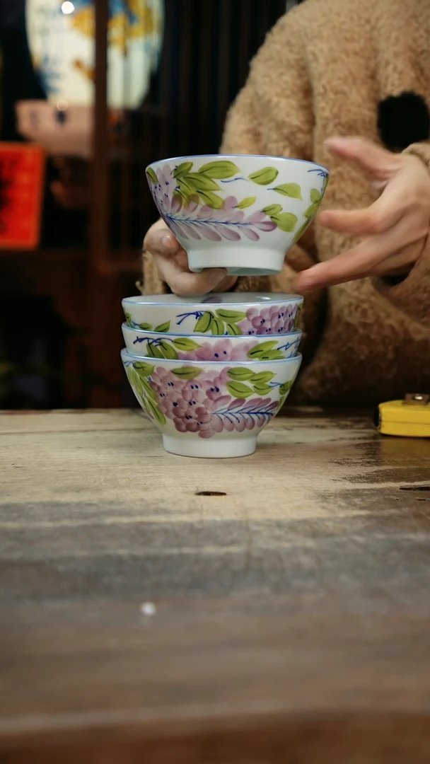 【闪购商品】瓷片景德镇纯手工釉下彩精品餐具