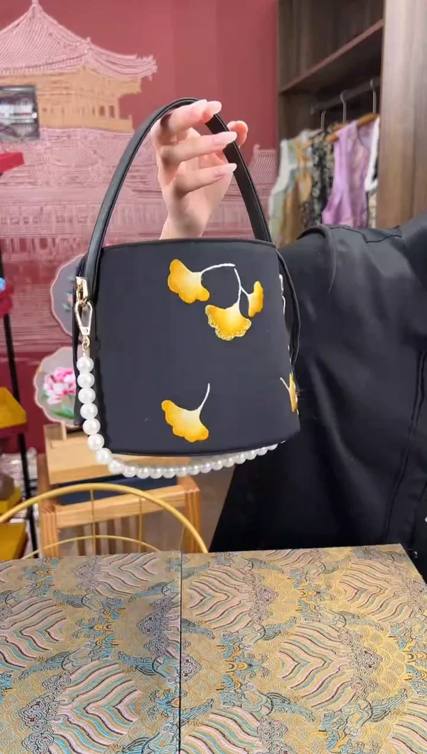 【闪购商品】刺绣 非遗  手工西阵织包包