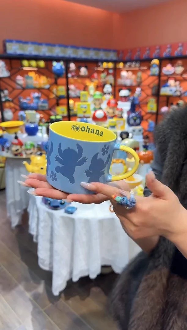 瓷片@@陶瓷杯史迪仔杯子