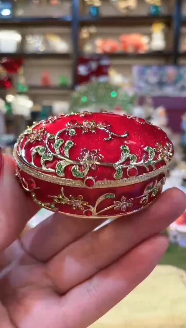 【闪购商品】珐琅彩精致首饰盒