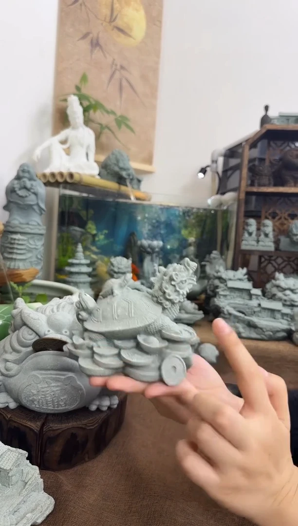 石材青砂石金钱龟