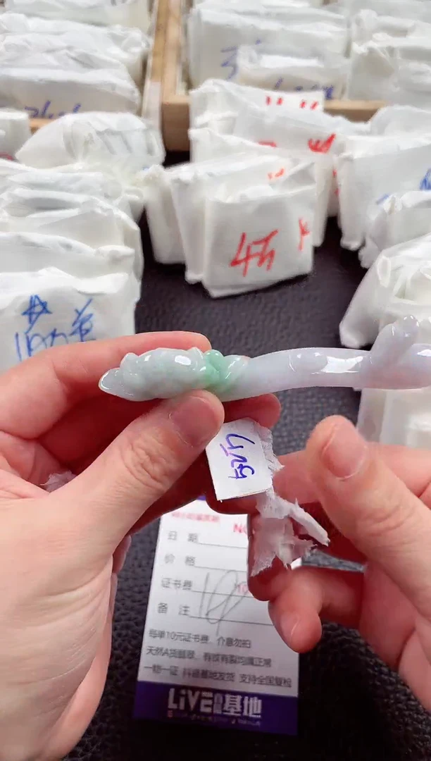 翡翠未镶嵌颈饰00004433