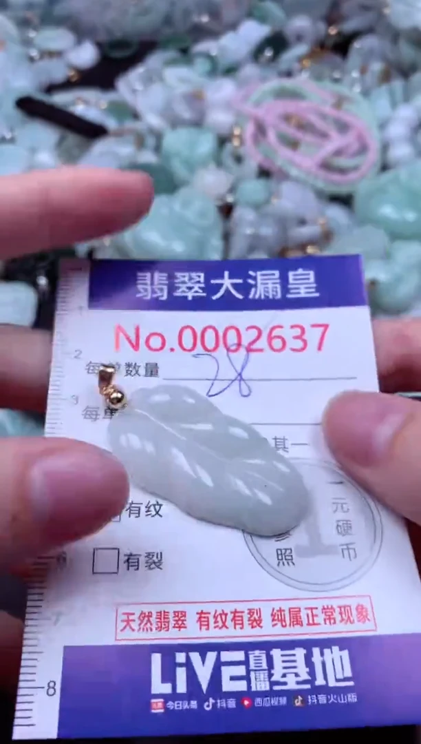 吊坠(不含链)未镶嵌翡翠2637