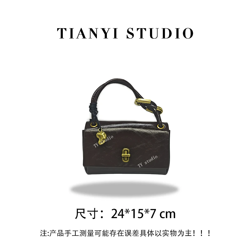 【TY】SD-5195-1-鎏金坞木   轻奢高级韩版单肩潮流时尚简约女包