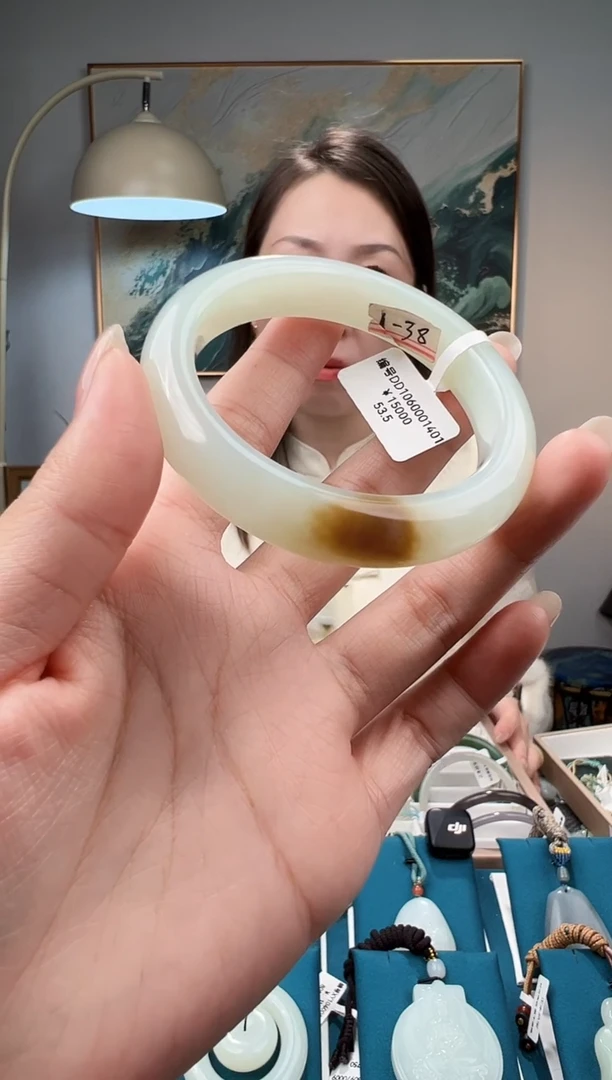 未镶嵌手镯和田玉DD 53.5