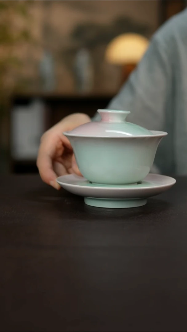 杯景德镇陶瓷杯碗柴烧多人