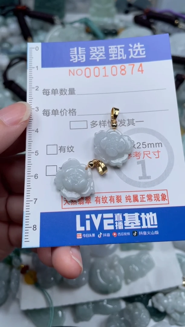 颈饰未镶嵌翡翠10874