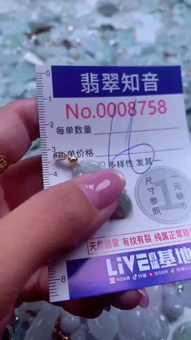 颈饰未镶嵌翡翠8758