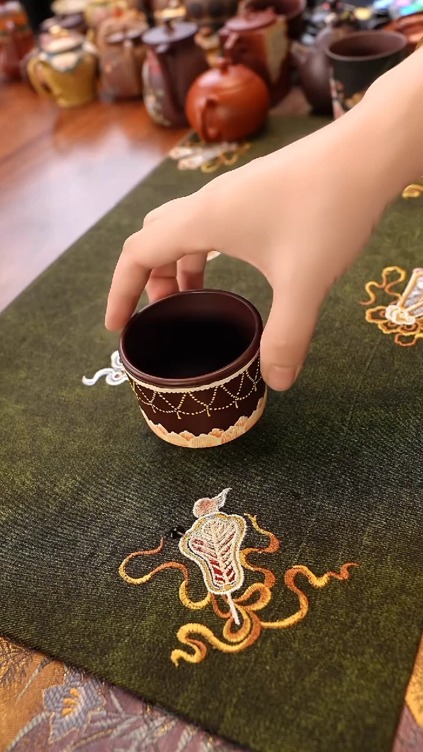 茶壶紫砂紫泥好运连连