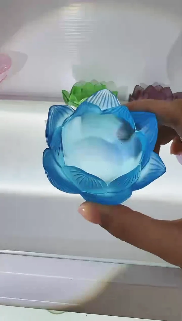 手工艺品琉璃古法琉璃烛台