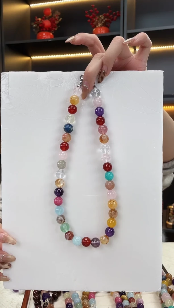 未镶嵌手链水晶蔷薇项链