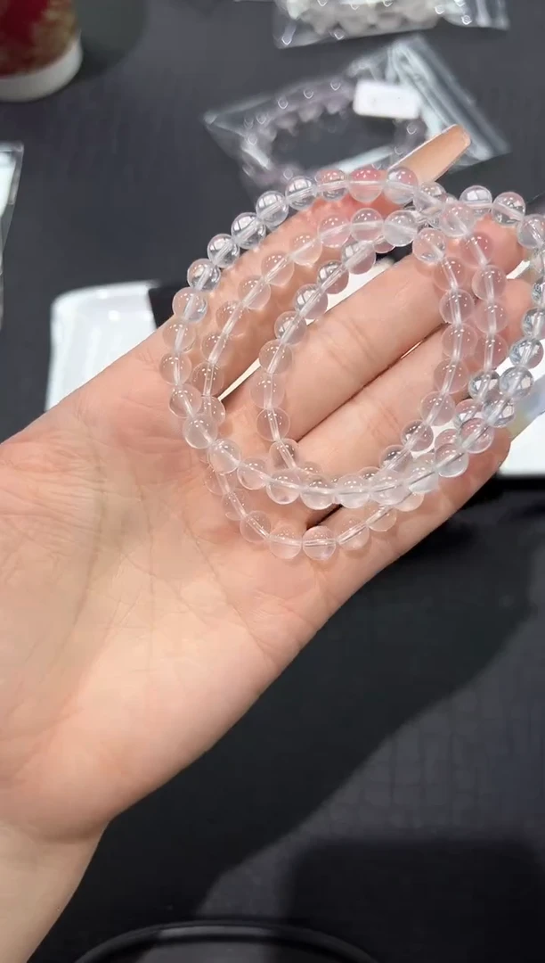 水晶手链未镶嵌77g多样性发其一【1条】默认微瑕
