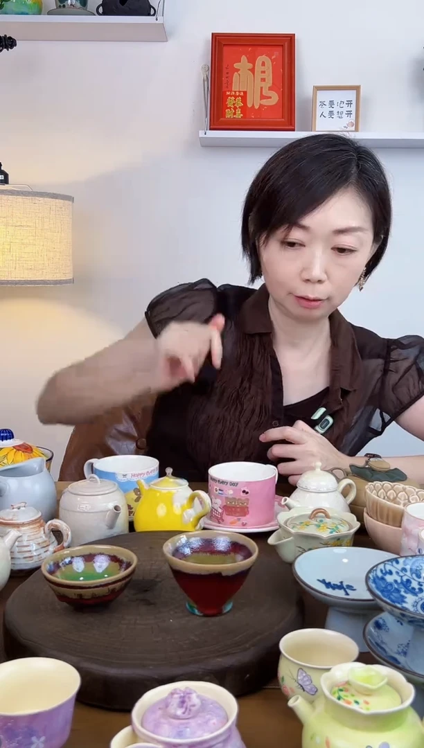 景德镇陶瓷柴烧杯子两个