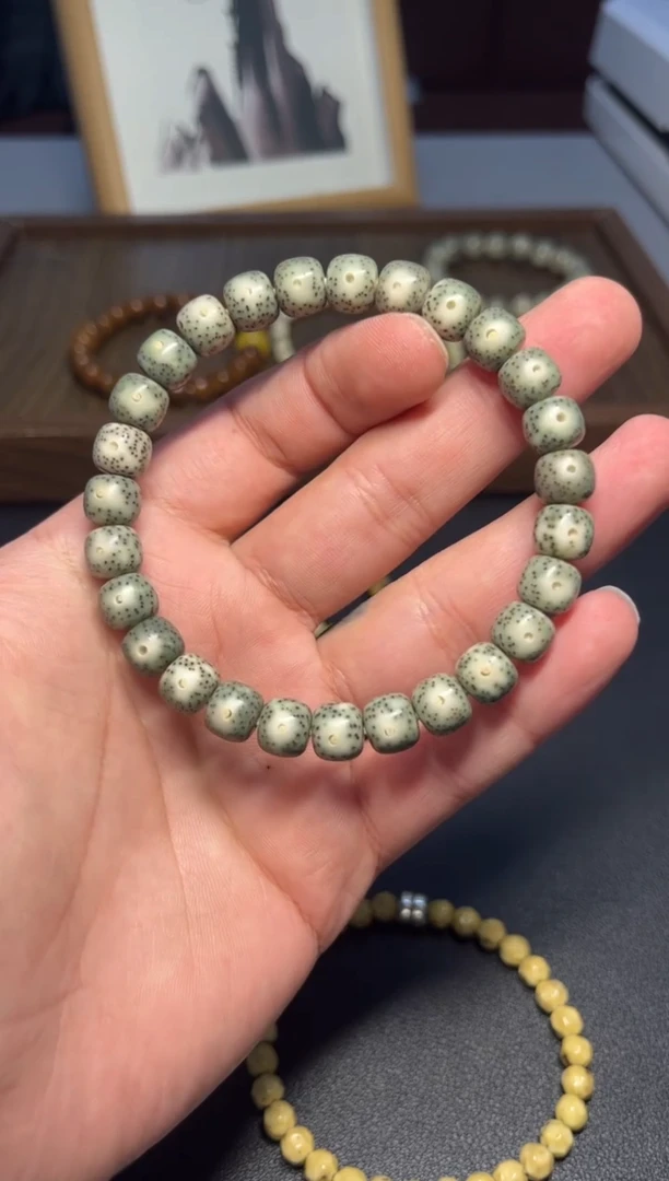 吊坠星月菩提98灵玉料月朗星稀小细星手串