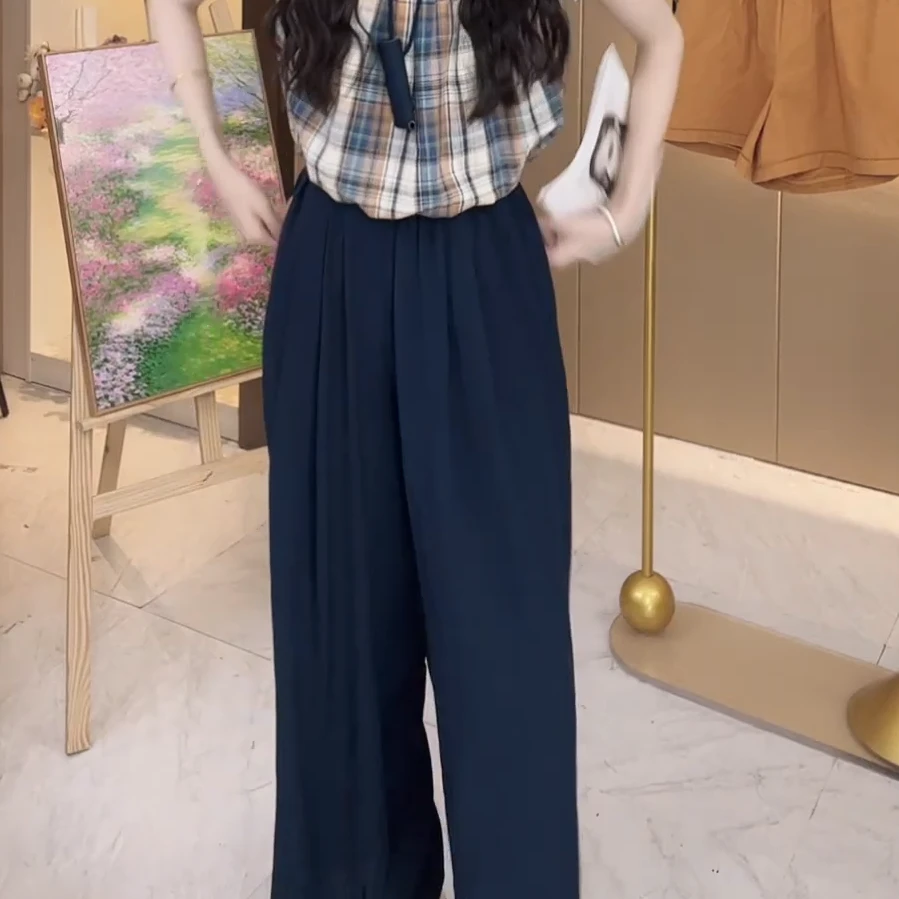 夏季新款宽松百搭休闲裤