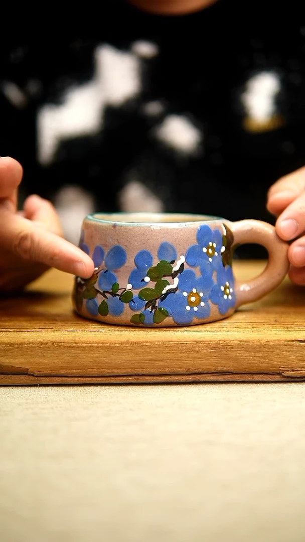 @@陶园瓷舍@@纯手工手绘@高温釉下彩