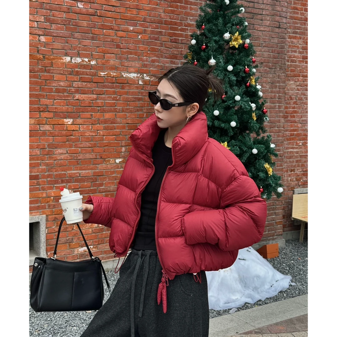“绵绵泡芙”冬季保暖氛围感新国标90白鸭绒泡芙羽绒服