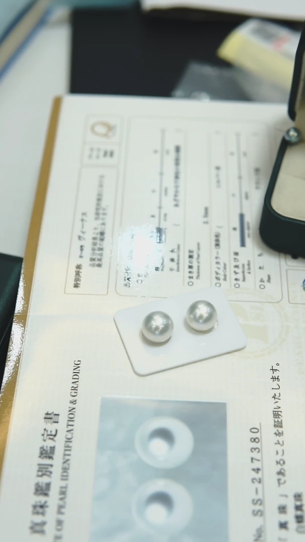 【闪购商品】海水珍珠耳饰未镶嵌真科研SS维纳斯澳白银冷12-13