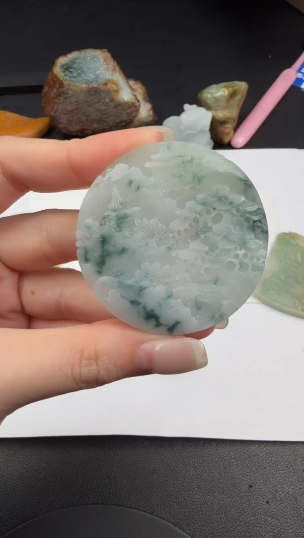 未镶嵌定制翡翠翡翠饰品-93 毛货