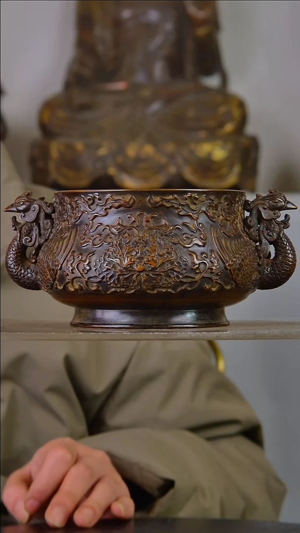 心精美香炉放漏结缘25453