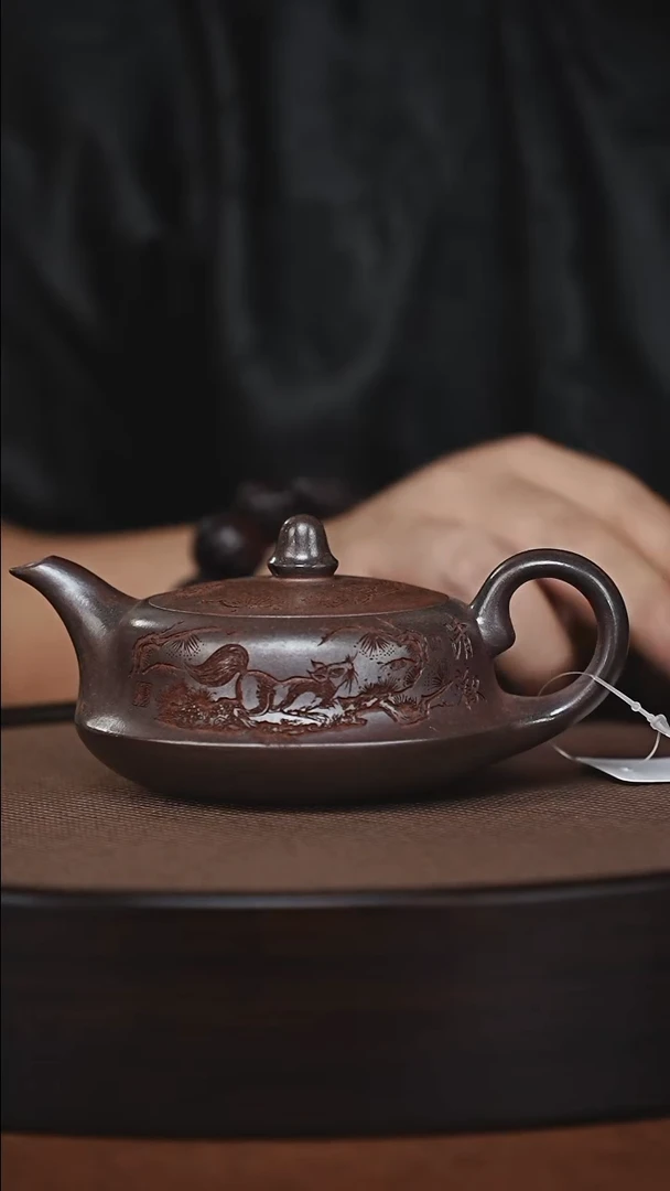 茶壶紫砂原矿紫砂壶