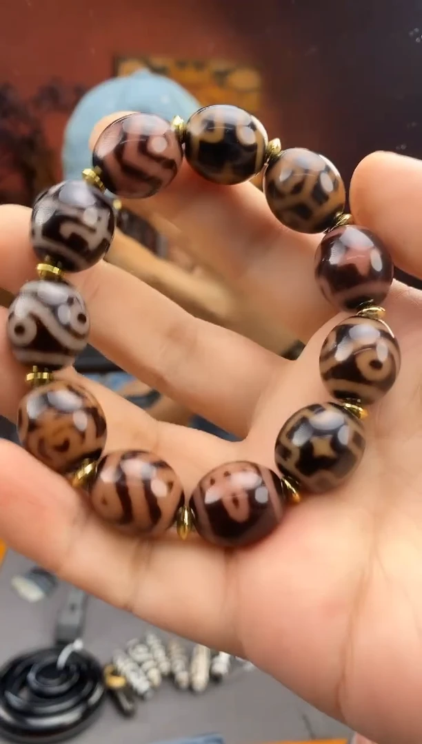 玛瑙/玉髓颈饰未镶嵌-1022 -15 图腾多样性发