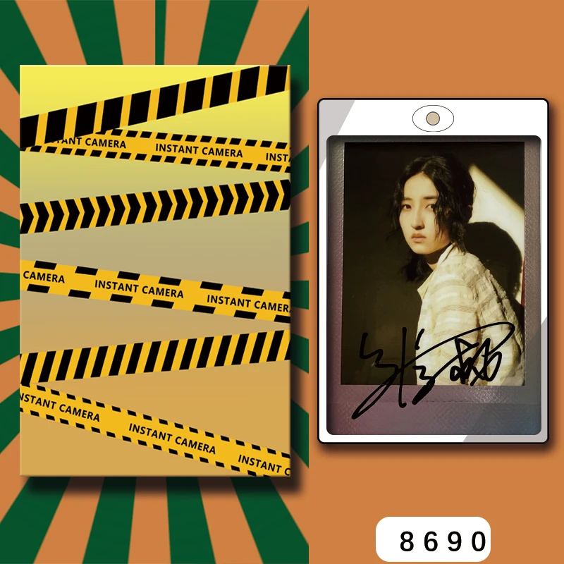 D8690【张子枫】 正品拍立得照片 金属