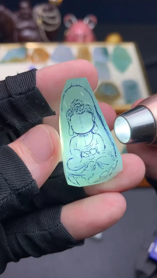 未镶嵌定制翡翠顺**水天然翡翠裸石（包工）
