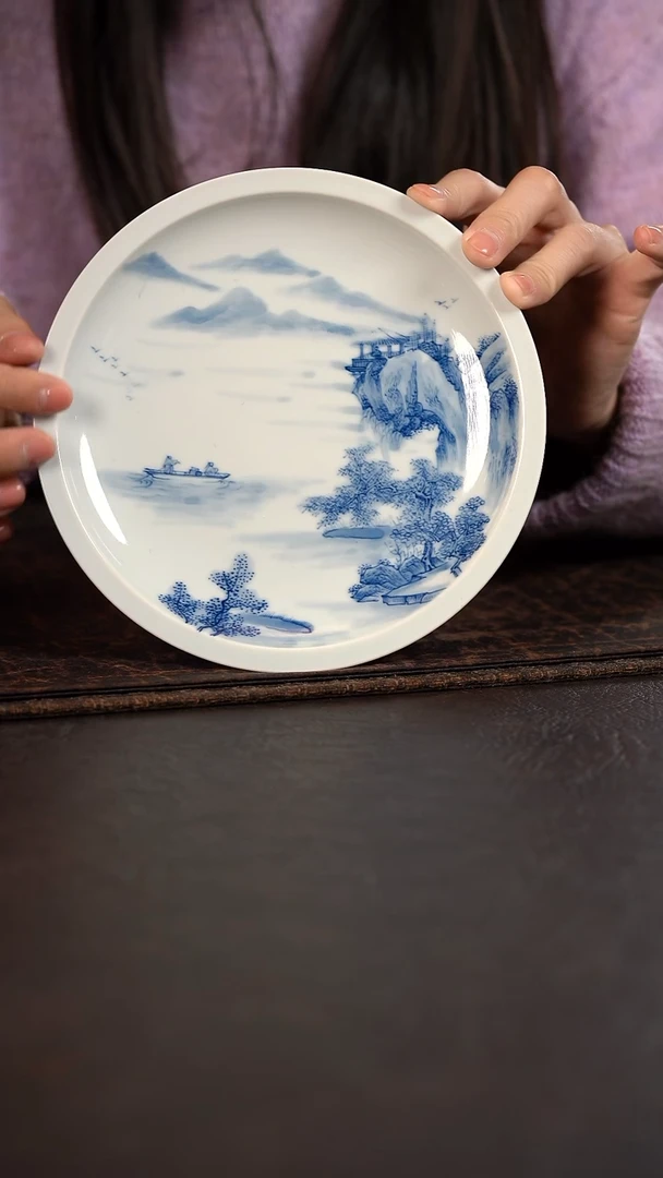 【闪购商品】杯196号HLX陶瓷山水壶承