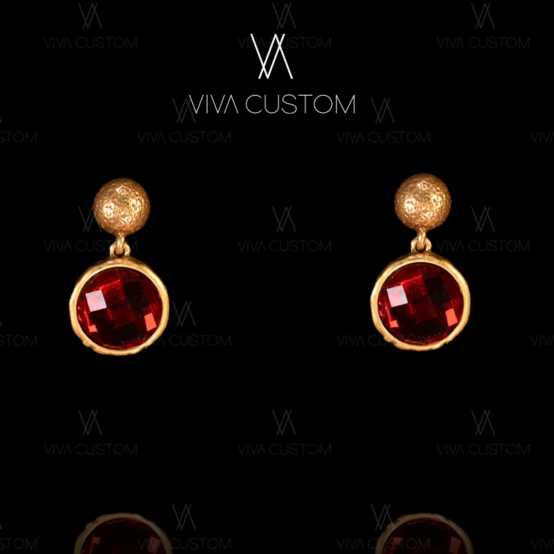 铜合金合成锆石耳饰 （璀璨星河系列）百搭气质挽梦耳钉