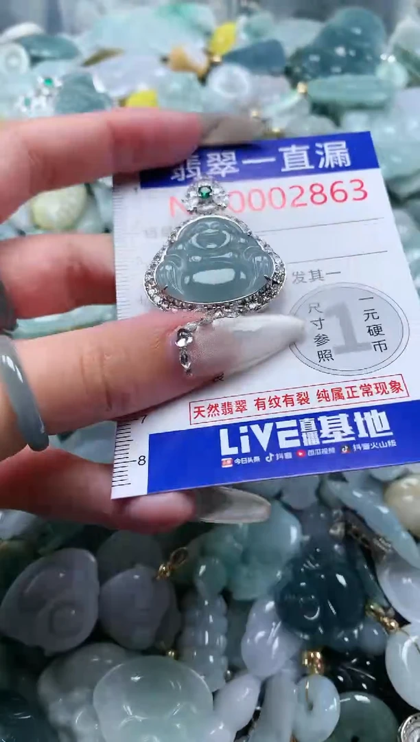 【闪购商品】翡翠吊坠(不含链)未镶嵌2863