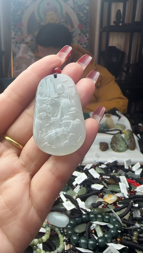 颈饰未镶嵌和田玉023