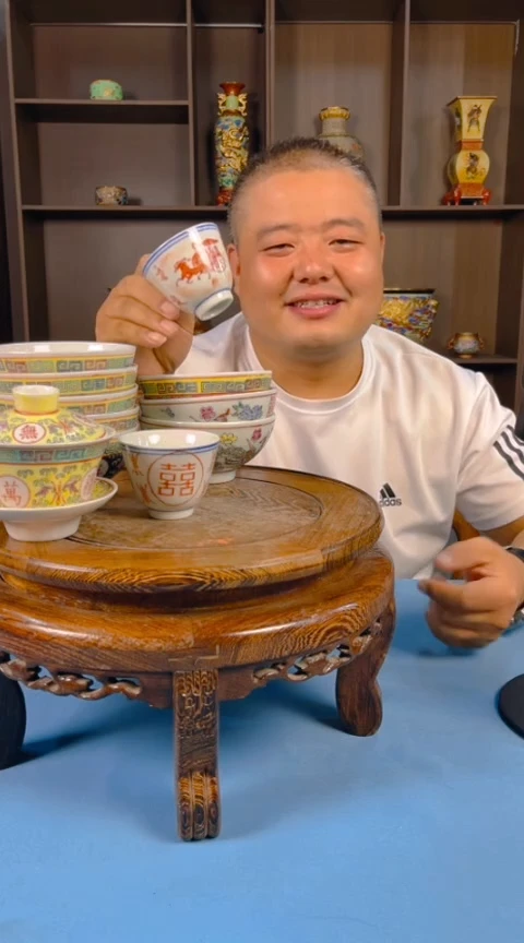 摆件景德镇陶瓷青花摆件5