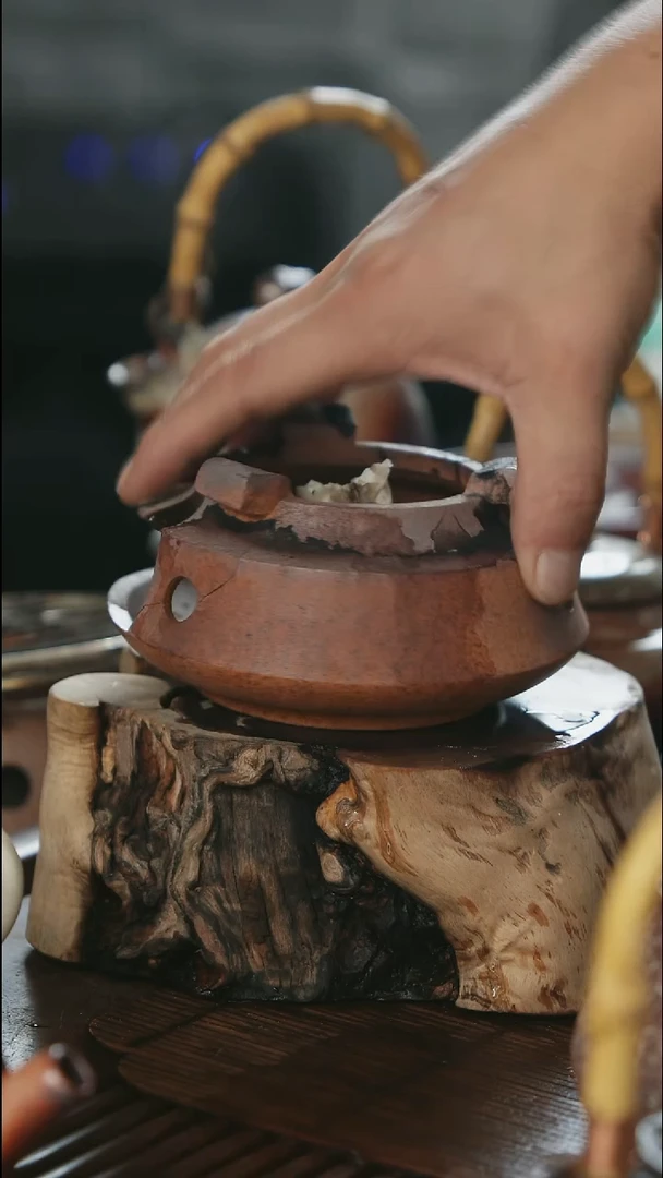紫砂全手工温茶炉