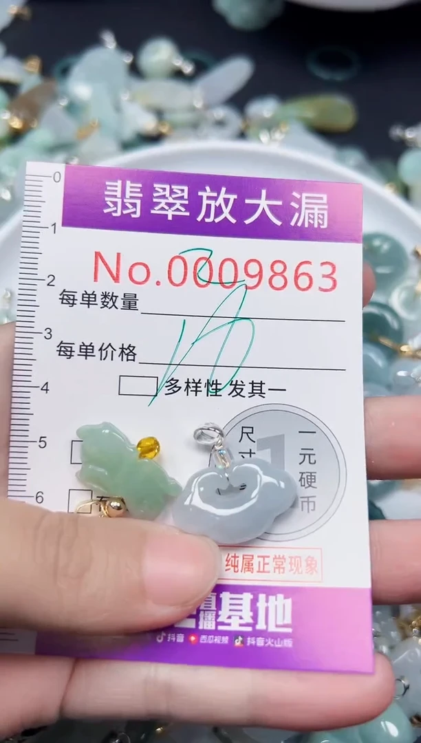 颈饰未镶嵌翡翠9863