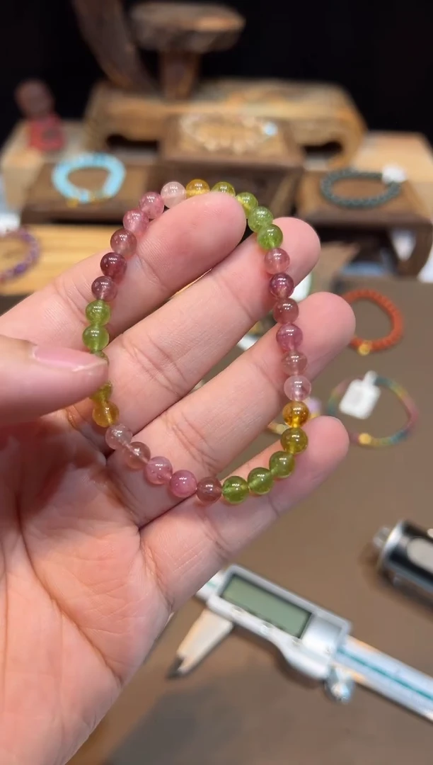 【闪购商品】碧玺手链未镶嵌手饰@@9657