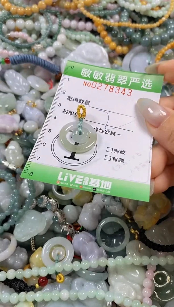 翡翠未镶嵌颈饰闪购0278343