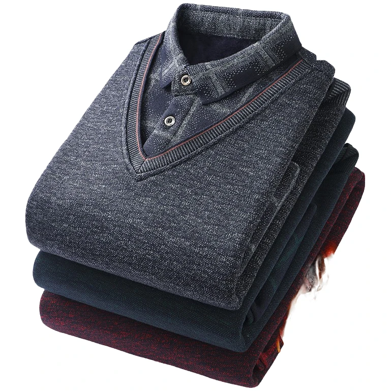 501-550中老年男士保暖秋冬毛衣