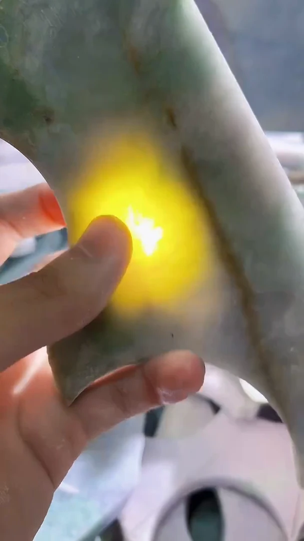 翡翠裸石缅甸翡翠A货文8069