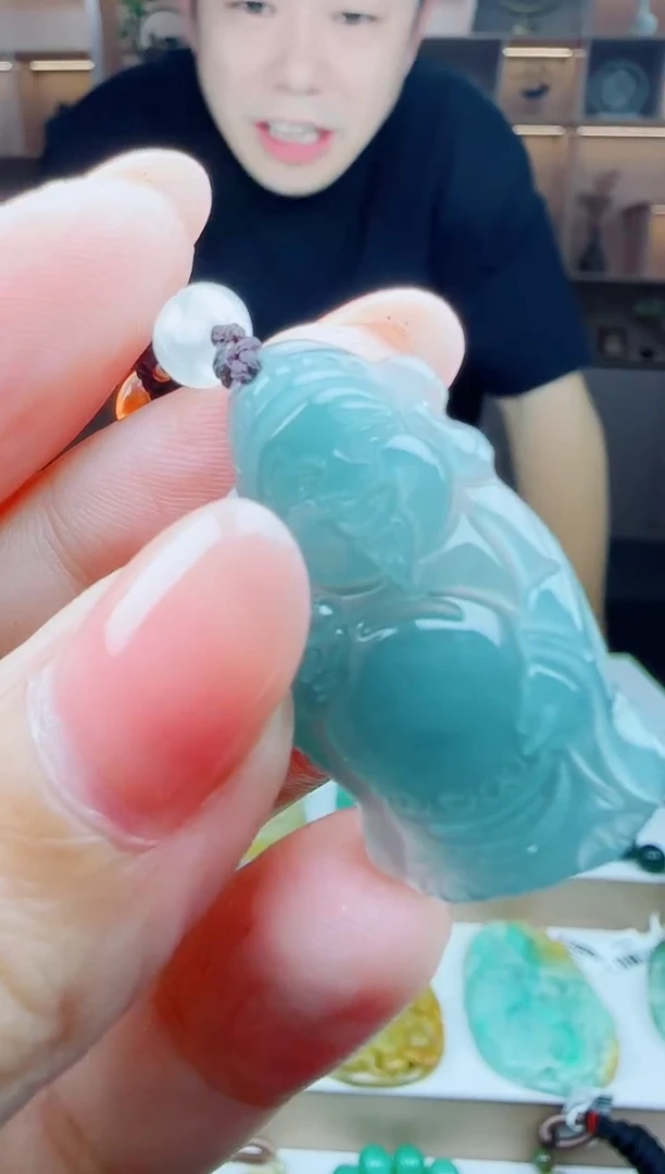 颈饰未镶嵌翡翠多样性发其一 小财神