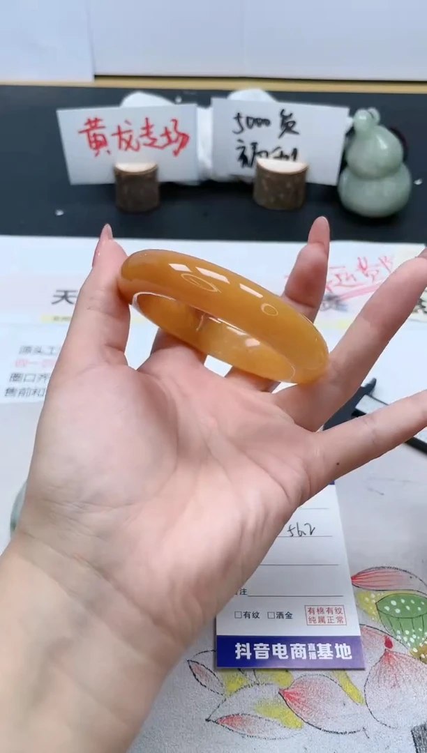 【闪购商品】石英质玉手镯未镶嵌93/56.2