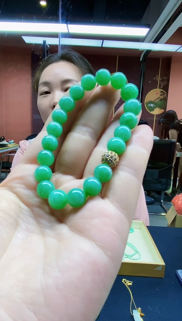 颈饰未镶嵌翡翠翡翠手串