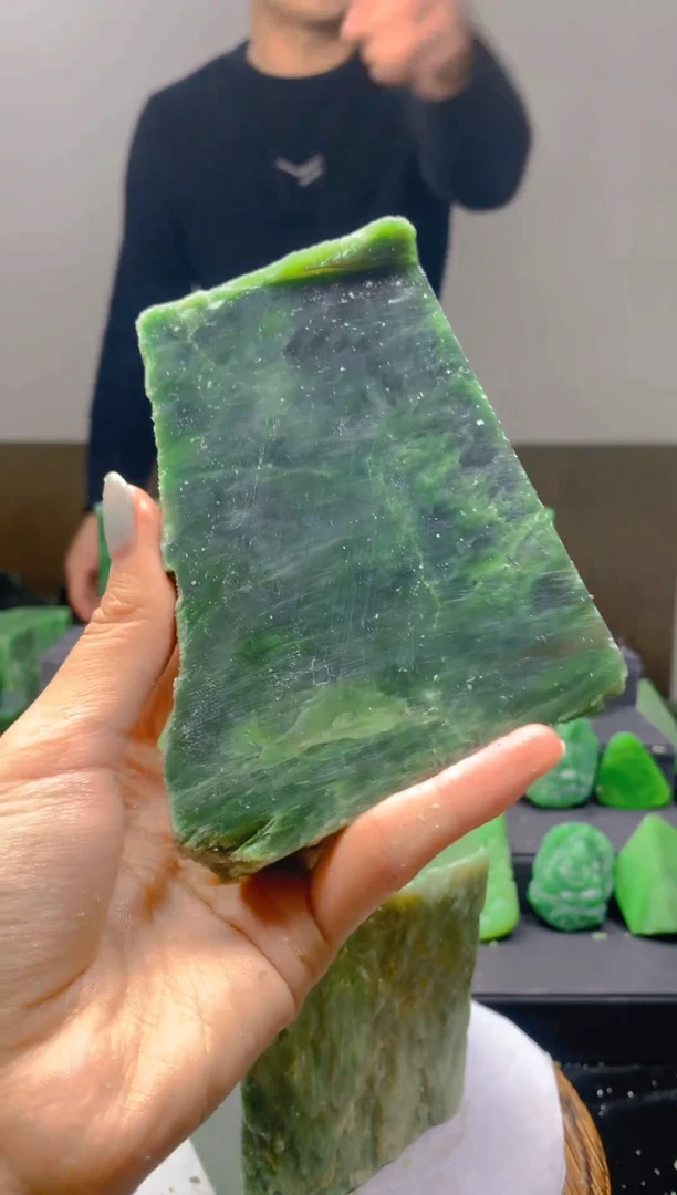 未镶嵌和田玉珠宝半成品1