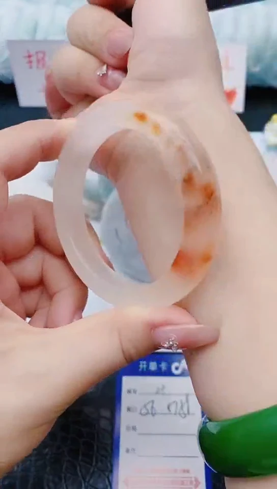 石英质玉手镯未镶嵌z9+56-57