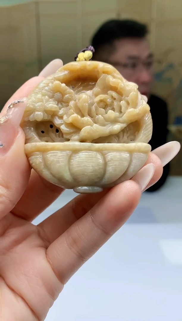 【闪购商品】定制翡翠未镶嵌5152ty-毛货挂件38