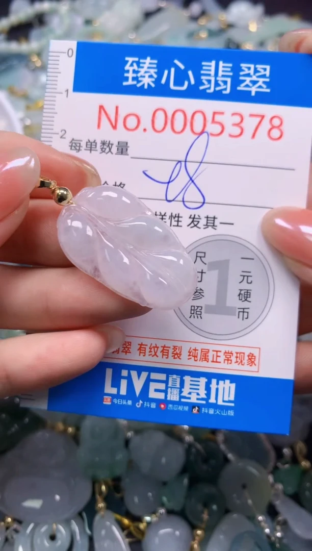 吊坠(不含链)未镶嵌翡翠5378