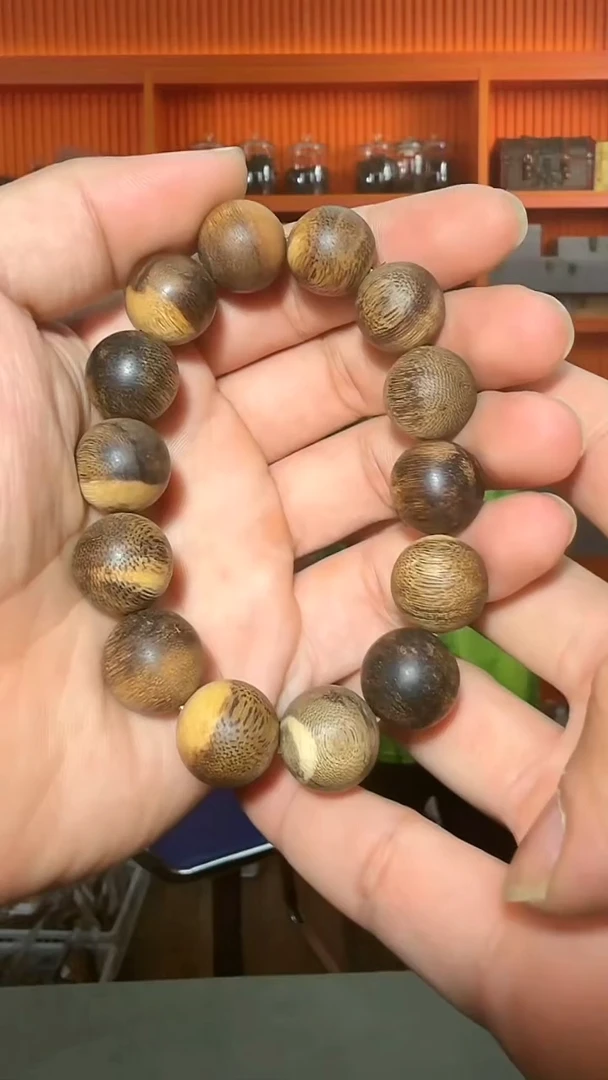 沉香手串130号单圈29g多样性发一