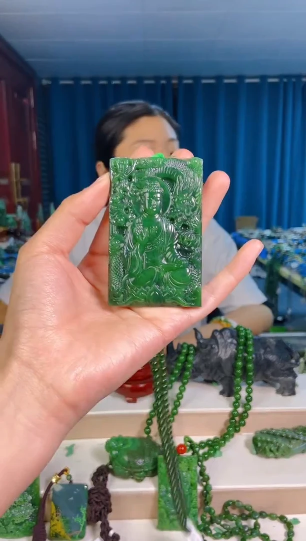 和田玉未镶嵌挂件1