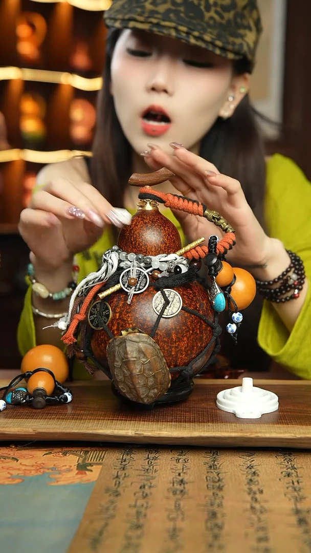 225号精品大漆酒葫芦防腐防渗装水茶酒