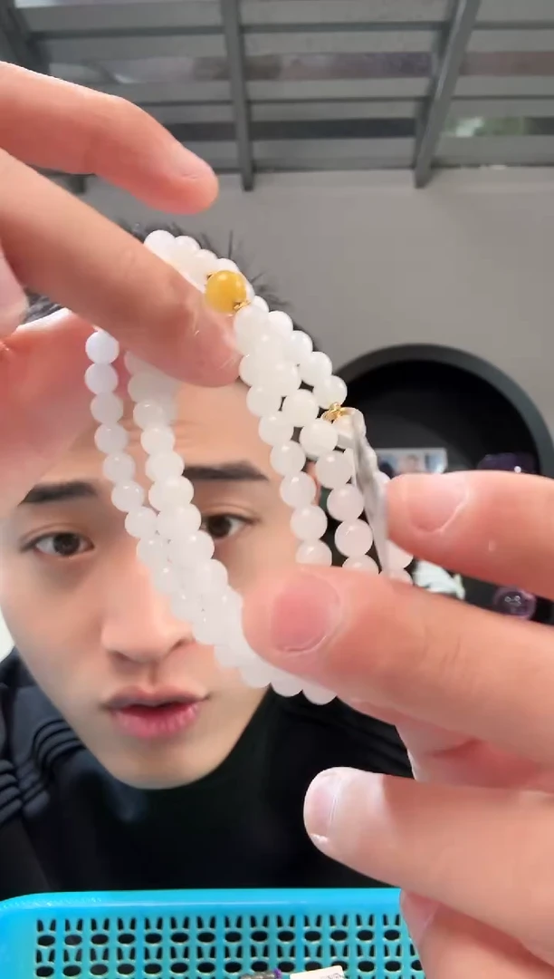 未镶嵌手链和田玉晶2674 约6mm